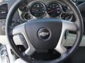 Light Titanium 2009 Chevrolet Silverado 1500 LT Crew Cab Steering Wheel