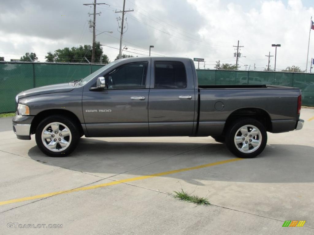 2003 Ram 1500 SLT Quad Cab - Graphite Metallic / Dark Slate Gray photo #6