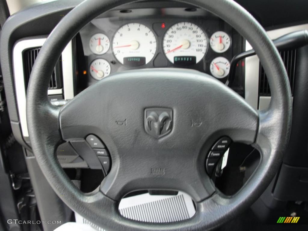 2003 Ram 1500 SLT Quad Cab - Graphite Metallic / Dark Slate Gray photo #40