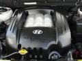 2.7 Liter DOHC 24-Valve V6 2003 Hyundai Santa Fe GLS Engine