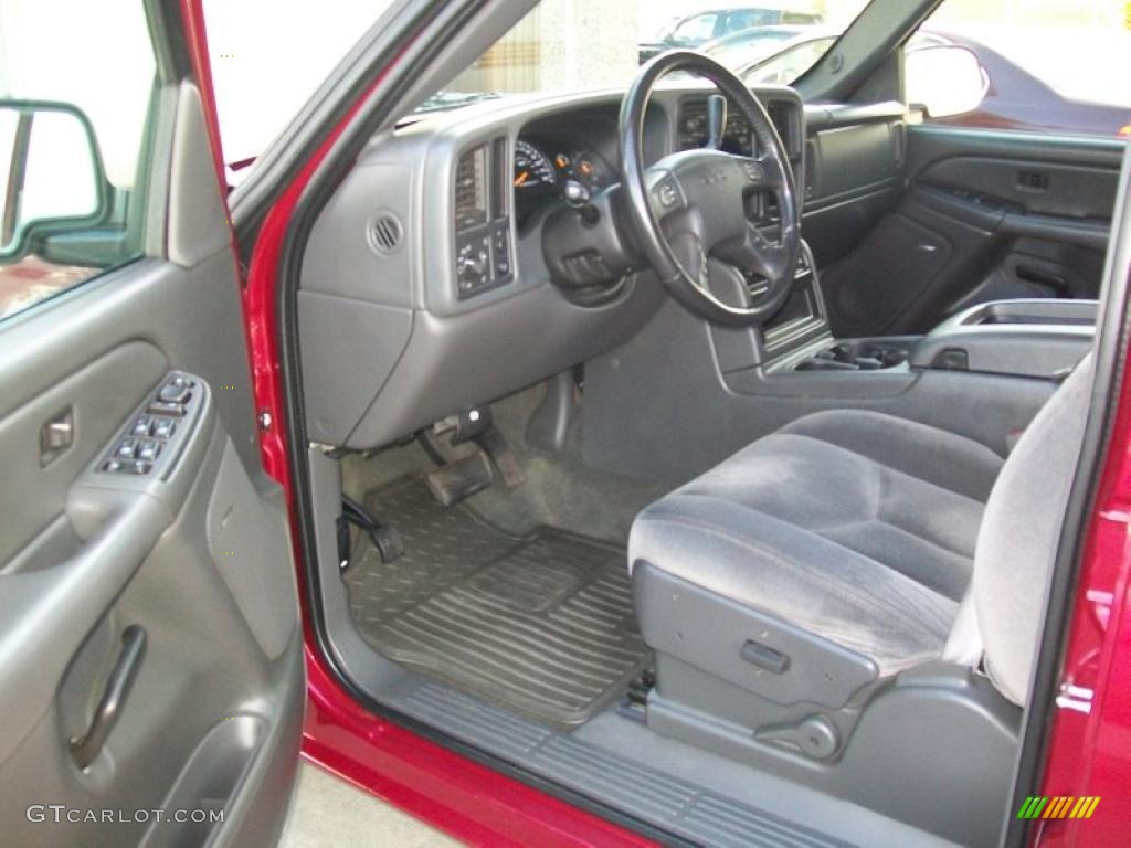 Dark Titanium Interior 2007 GMC Sierra 1500 Classic SLE Crew Cab Photo #38880520