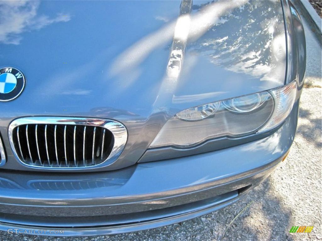 2003 3 Series 330i Convertible - Steel Grey Metallic / Grey photo #17