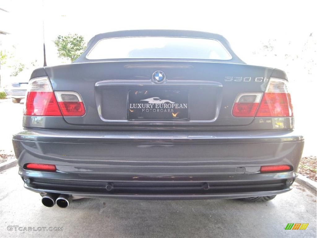 2003 3 Series 330i Convertible - Steel Grey Metallic / Grey photo #27