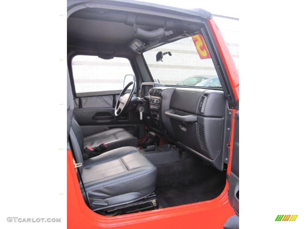Dark Slate Gray Interior 2005 Jeep Wrangler SE 4x4 Photo #38887117