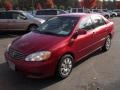 2004 Impulse Red Toyota Corolla LE  photo #1
