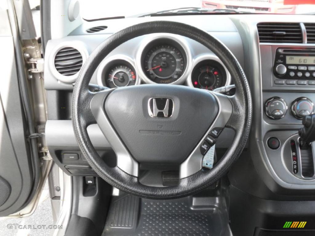 2004 Honda Element EX Black Steering Wheel Photo #38888554