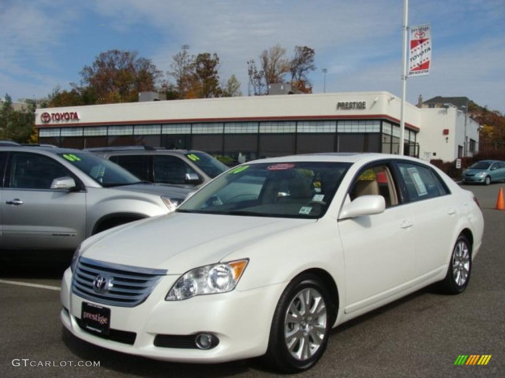 2010 Avalon XLS - Blizzard White Pearl / Ivory photo #1