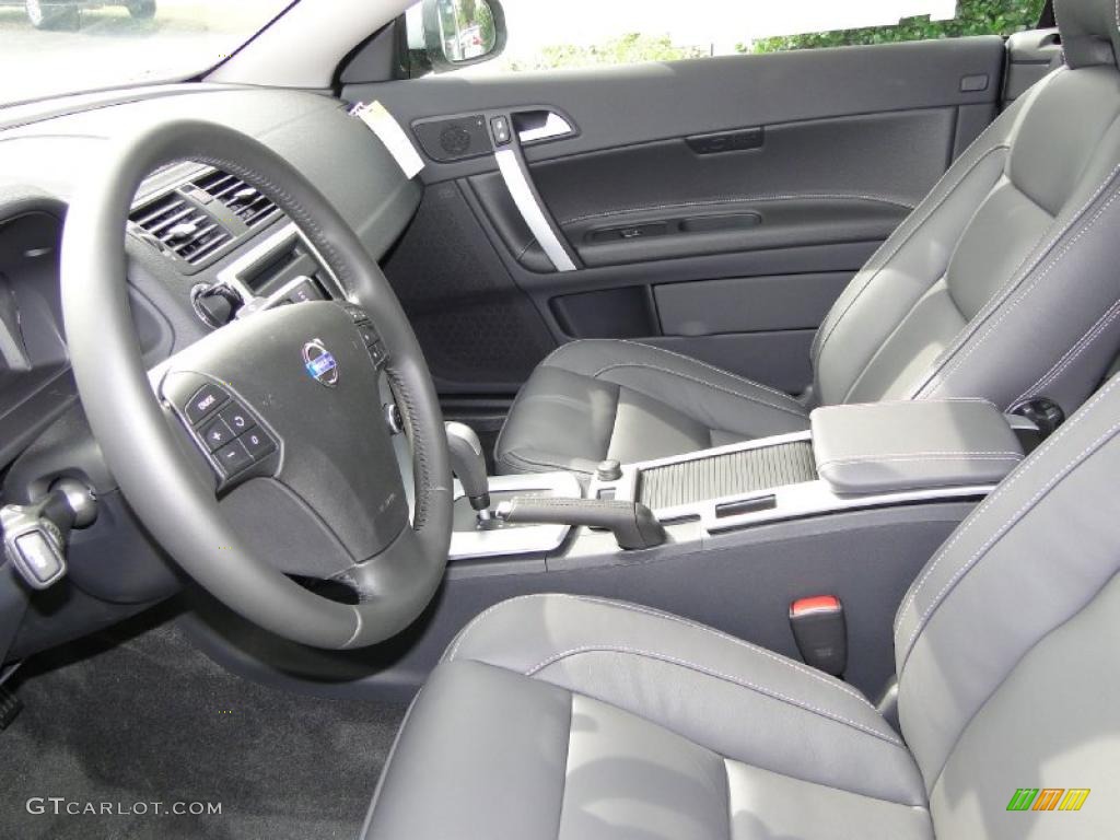 Soverign Hide Off Black Leather/Off Black Interior 2011 Volvo C70 T5 Photo #38889514