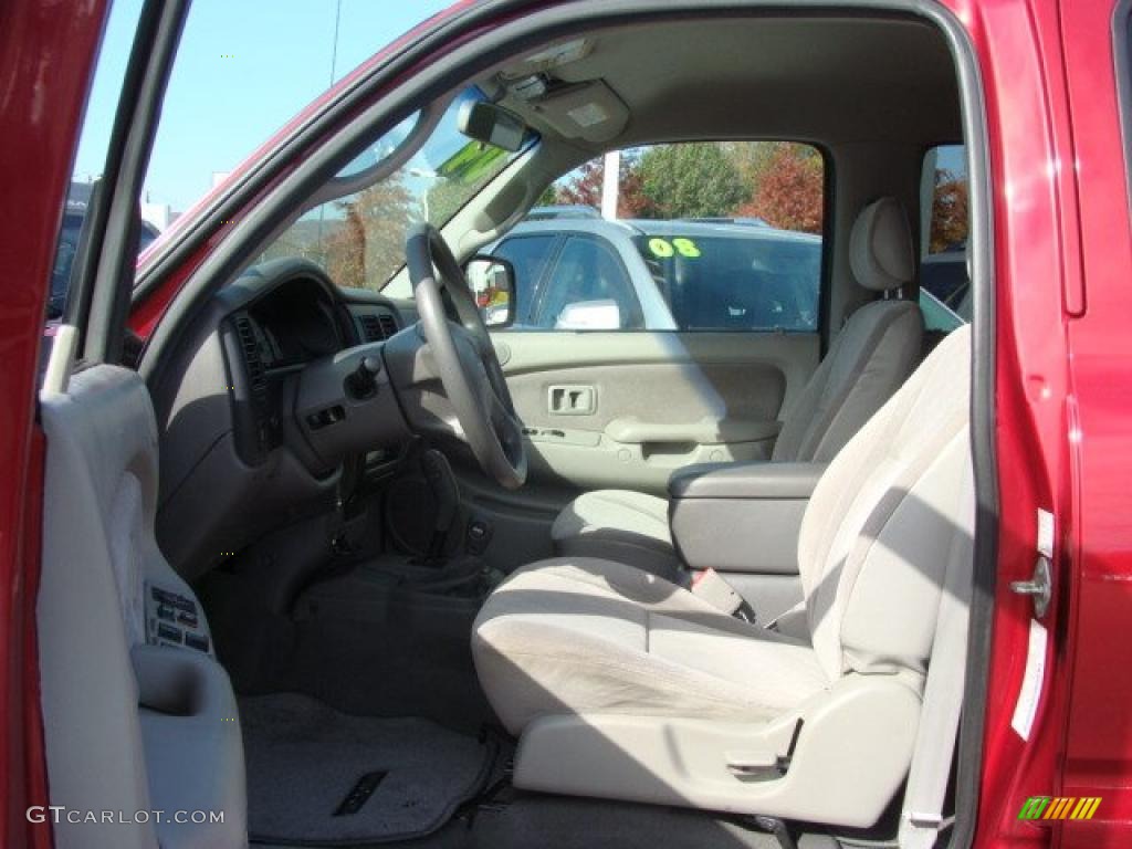 2004 Tacoma V6 TRD Double Cab 4x4 - Impulse Red Pearl / Charcoal photo #7