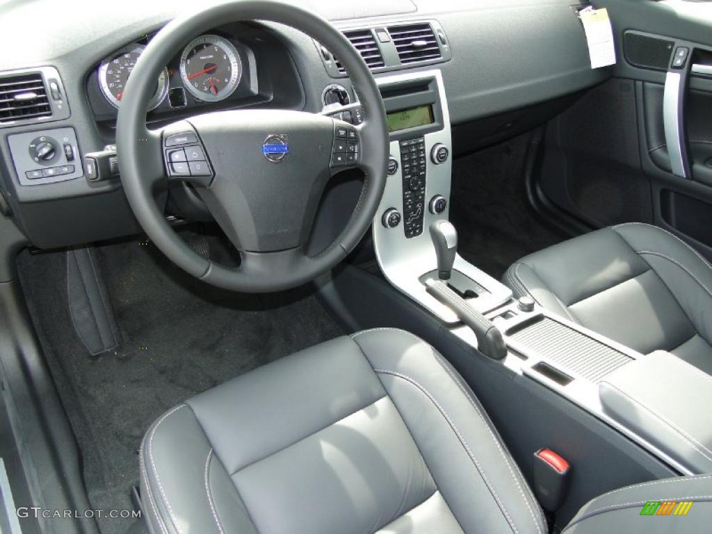 Soverign Hide Off Black Leather/Off Black Interior 2011 Volvo C70 T5 Photo #38889526