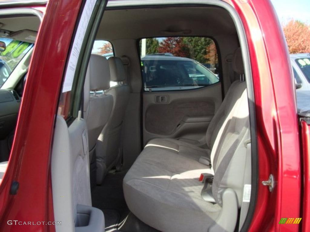 2004 Tacoma V6 TRD Double Cab 4x4 - Impulse Red Pearl / Charcoal photo #13