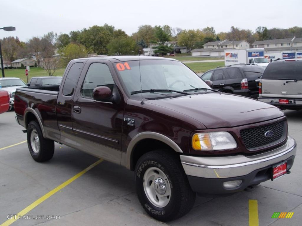 Chestnut Metallic 2001 Ford F150 XLT SuperCab 4x4 Exterior Photo #38892382