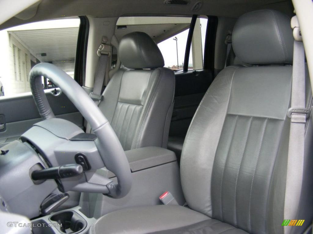 Dark Khaki/Light Graystone Interior 2004 Dodge Durango Limited 4x4 Photo #38894834