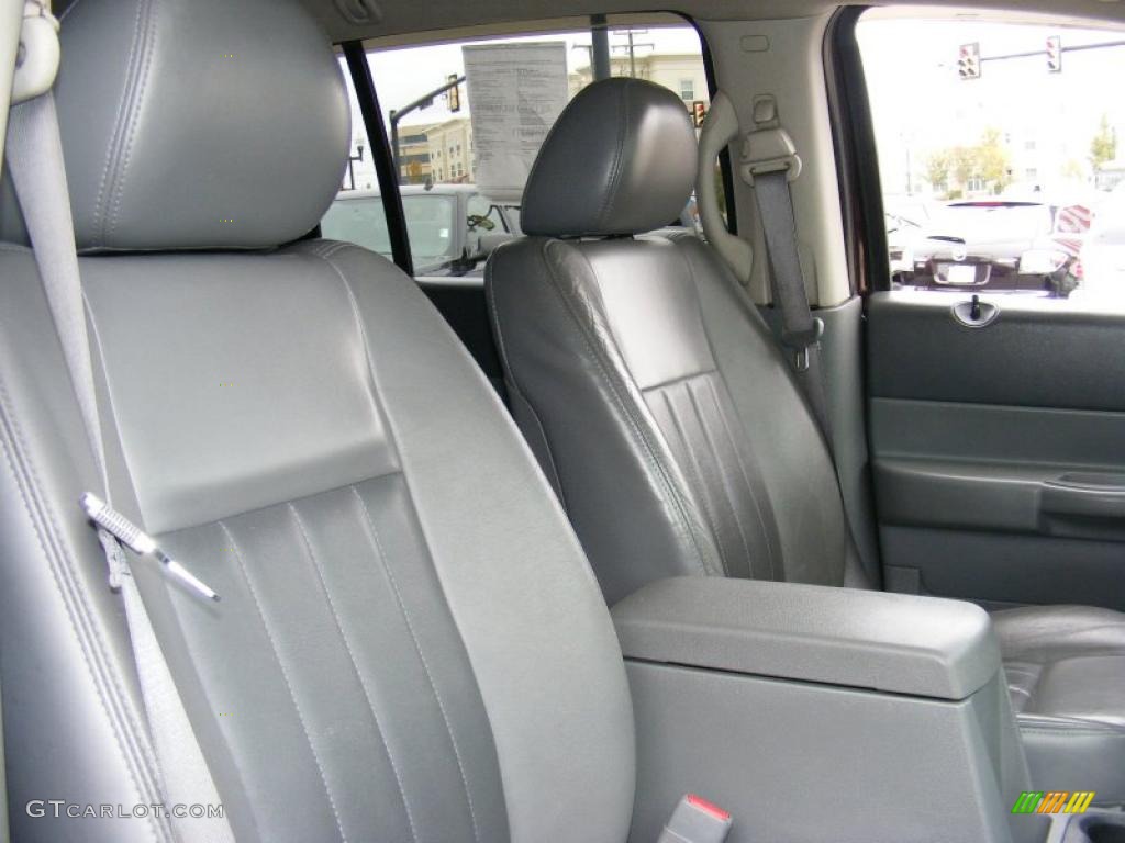 Dark Khaki/Light Graystone Interior 2004 Dodge Durango Limited 4x4 Photo #38894986