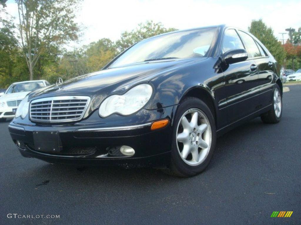 2004 C 240 Sedan - Black / Java photo #1