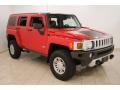 2008 Victory Red Hummer H3   photo #1