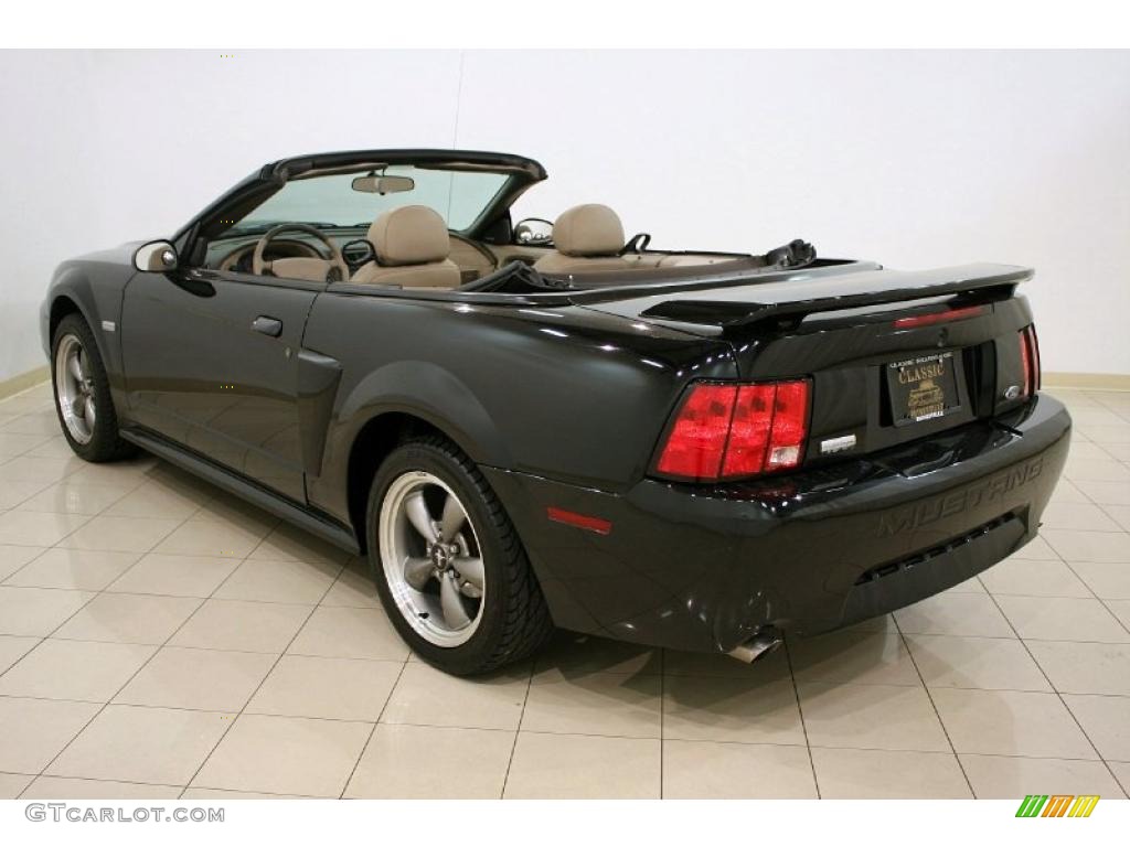 2003 Mustang GT Convertible - Black / Medium Parchment photo #5