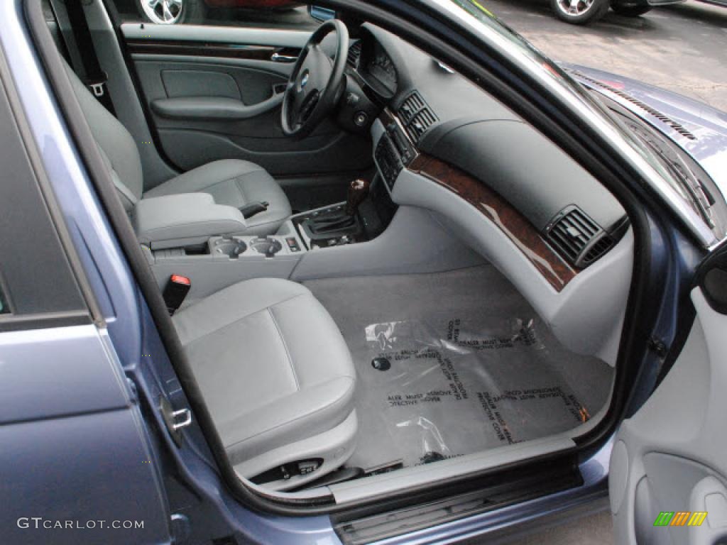 Grey Interior 2003 BMW 3 Series 325i Sedan Photo #38897498