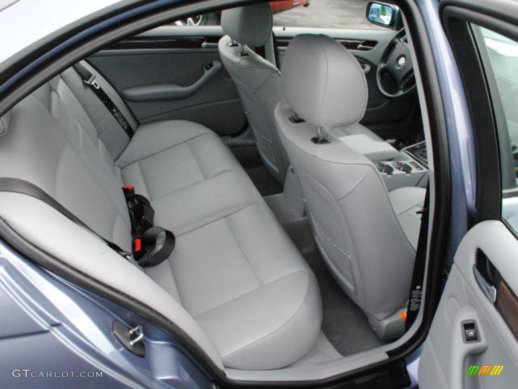 Grey Interior 2003 BMW 3 Series 325i Sedan Photo #38897530