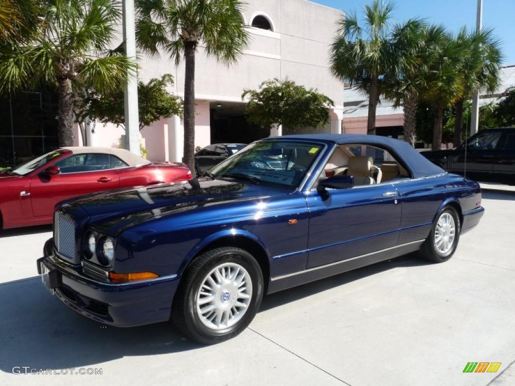 Blue Metallic 1998 Bentley Azure Standard Azure Model Exterior Photo #38897998