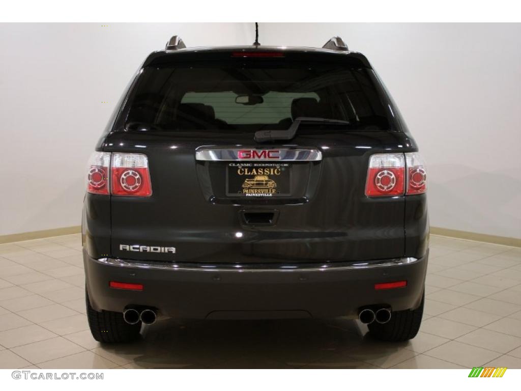 2008 Acadia SLT - Carbon Black Metallic / Ebony photo #5