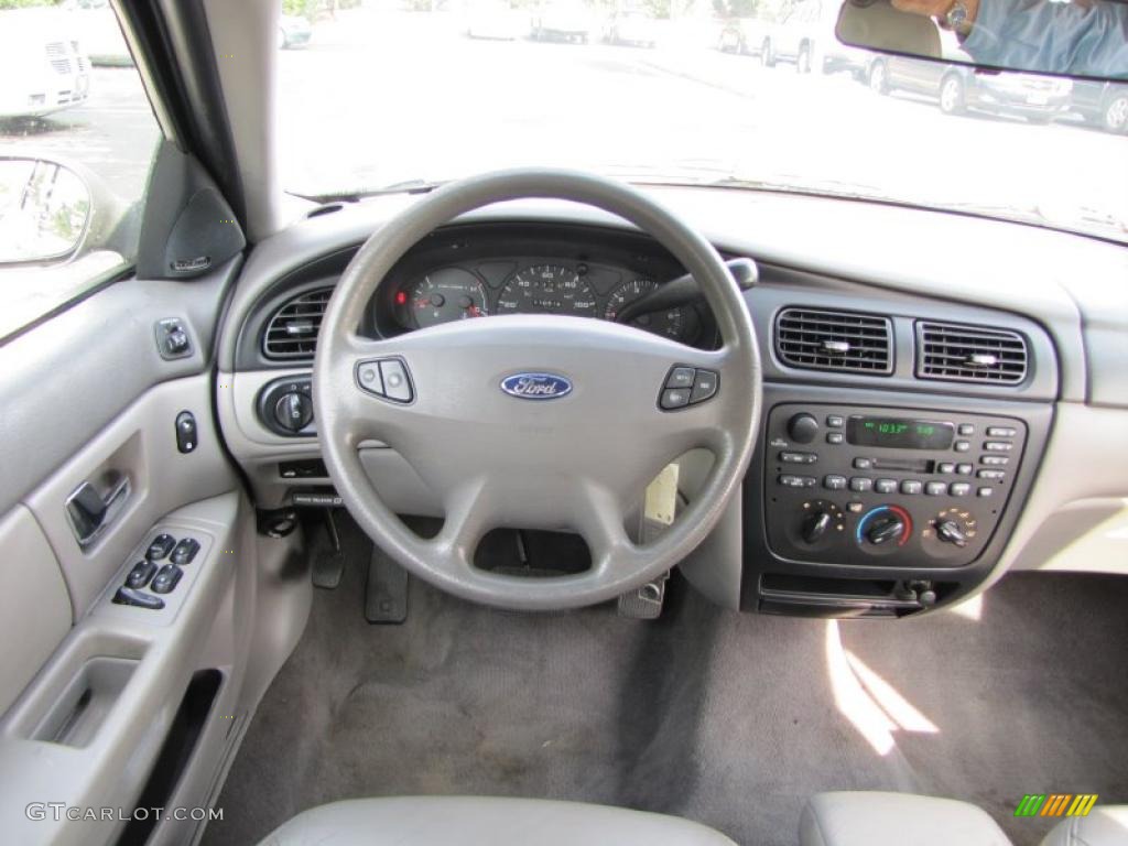 2002 Ford Taurus SES Medium Graphite Dashboard Photo #38898562
