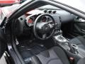 Black Leather 2009 Nissan 370Z Touring Coupe Interior Color