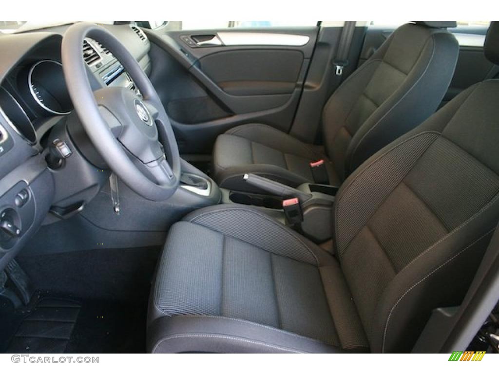 Titan Black Interior 2011 Volkswagen Golf 4 Door Photo #38900518