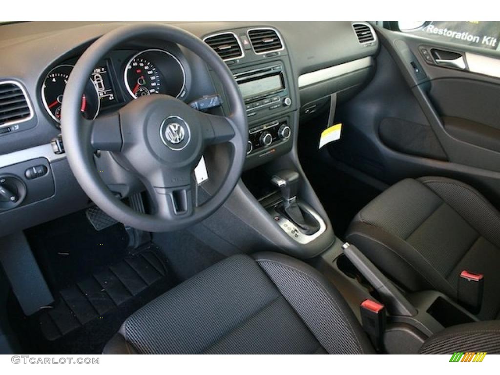 Titan Black Interior 2011 Volkswagen Golf 4 Door Photo #38900626