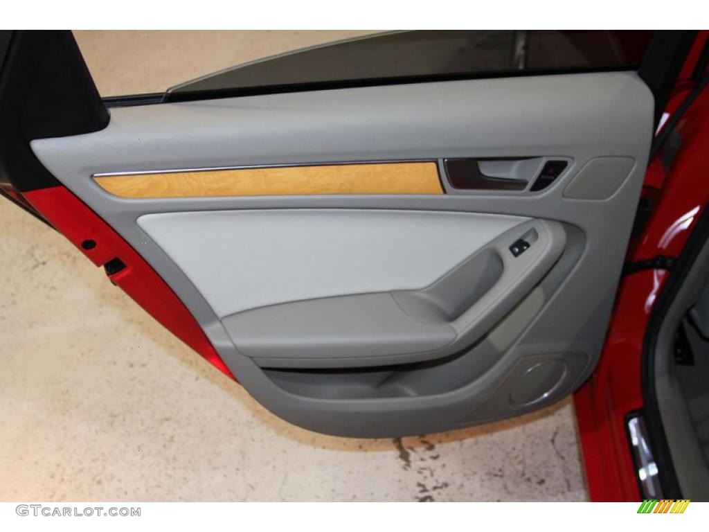 2009 Audi A4 3.2 quattro Sedan Cardamom Beige Door Panel Photo #38900690
