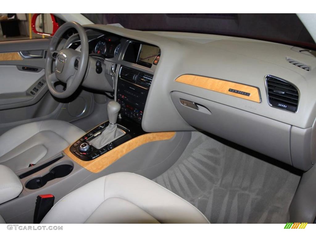 2009 Audi A4 3.2 quattro Sedan Cardamom Beige Dashboard Photo #38900870