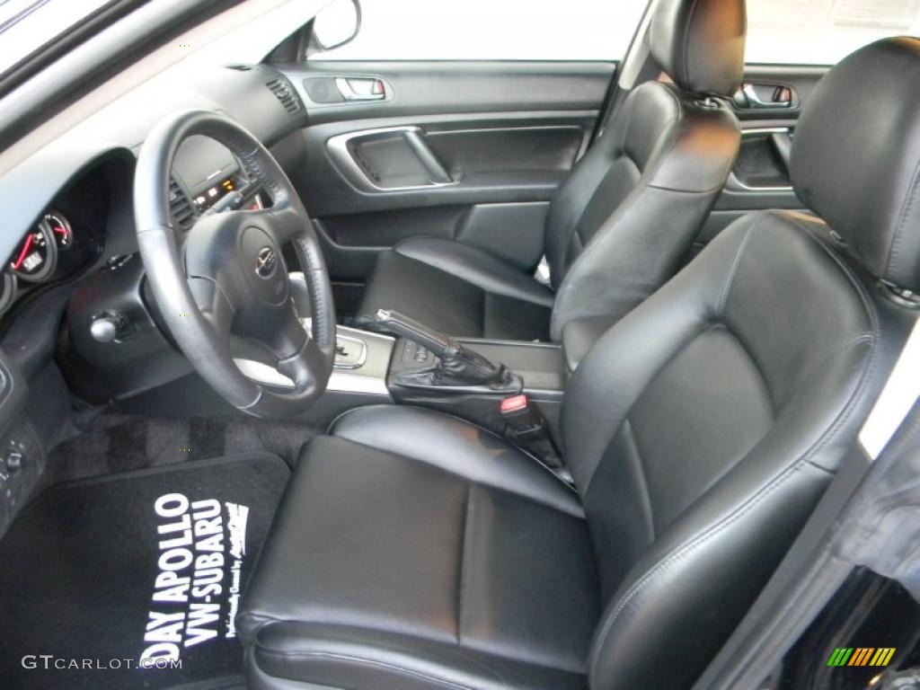 Charcoal Black Interior 2005 Subaru Legacy 2.5i Limited Sedan Photo #38901706