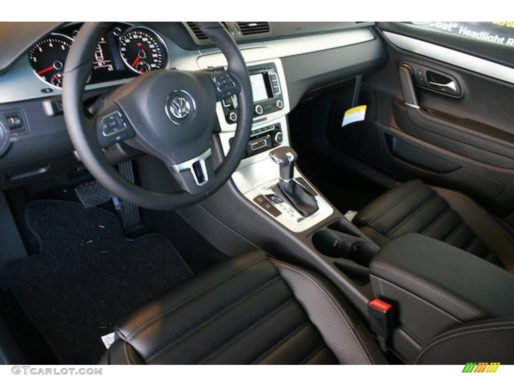 Black Interior 2011 Volkswagen CC Lux Photo #38902578