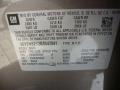 2011 Cadillac SRX FWD Info Tag