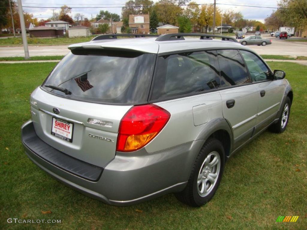 2007 Outback 2.5i Wagon - Brilliant Silver Metallic / Dark Charcoal Tweed photo #4