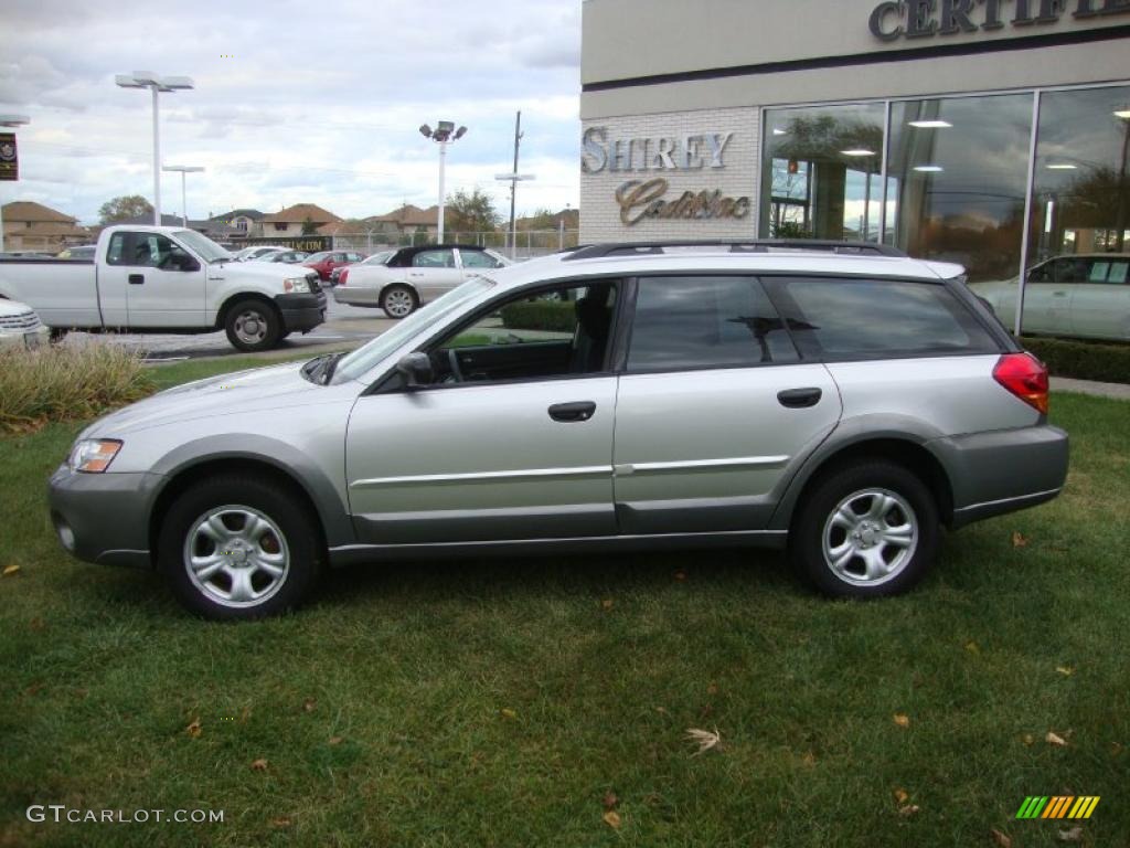 2007 Outback 2.5i Wagon - Brilliant Silver Metallic / Dark Charcoal Tweed photo #7