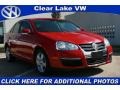 2008 Salsa Red Volkswagen Jetta SE Sedan  photo #1