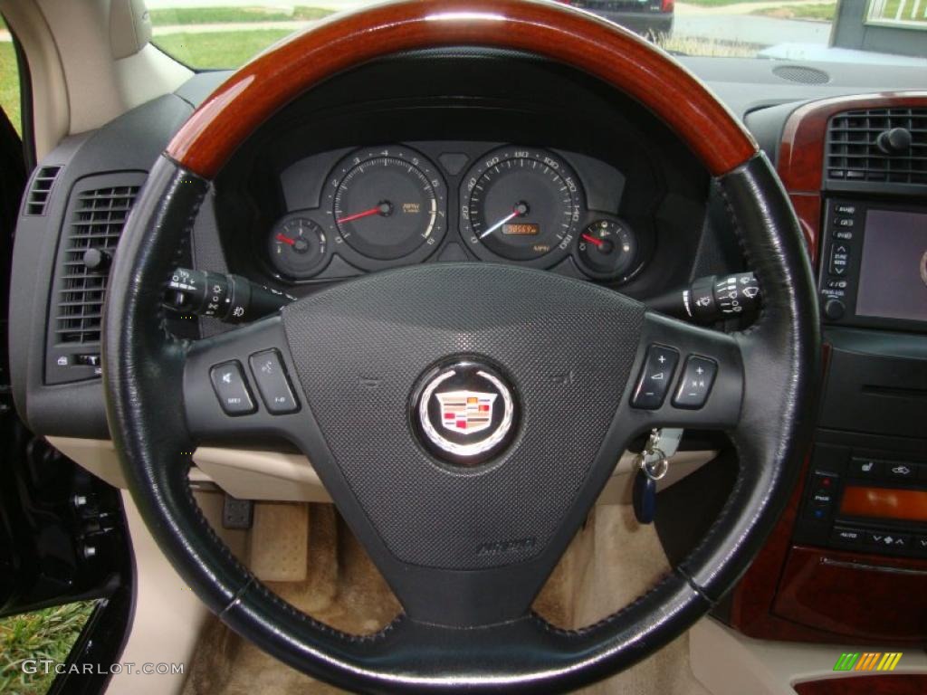 2004 Cadillac SRX V8 Light Neutral Steering Wheel Photo #38904546