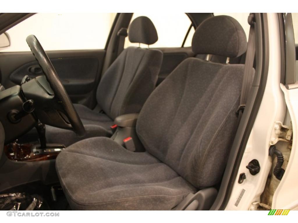 2000 Elantra GLS Sedan - Noble White / Gray photo #9