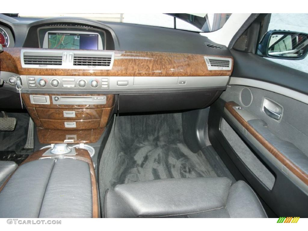 2003 7 Series 745Li Sedan - Jet Black / Black/Black photo #16