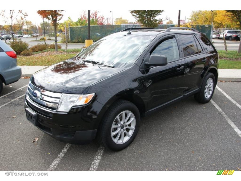 2008 Edge SE AWD - Black / Charcoal photo #1