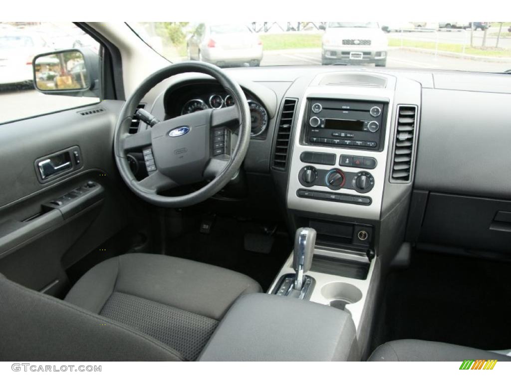 2008 Ford Edge SE AWD Charcoal Dashboard Photo #38905310