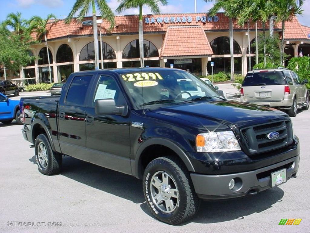 2006 F150 FX4 SuperCrew 4x4 - Black / Tan photo #1