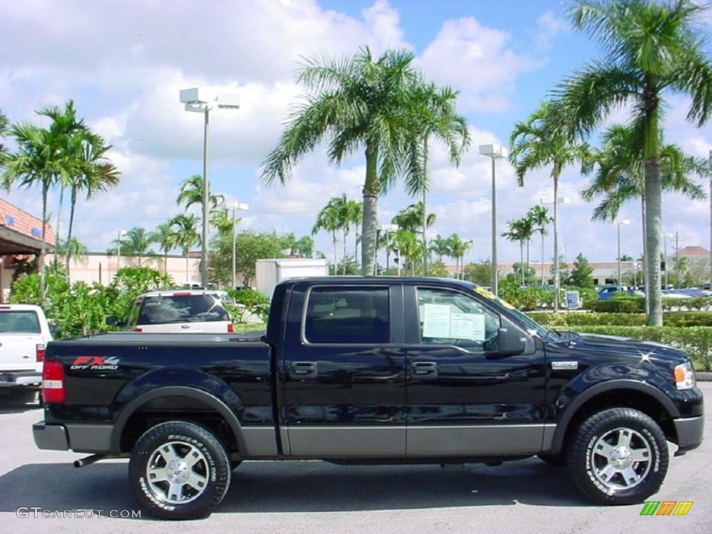 2006 F150 FX4 SuperCrew 4x4 - Black / Tan photo #5