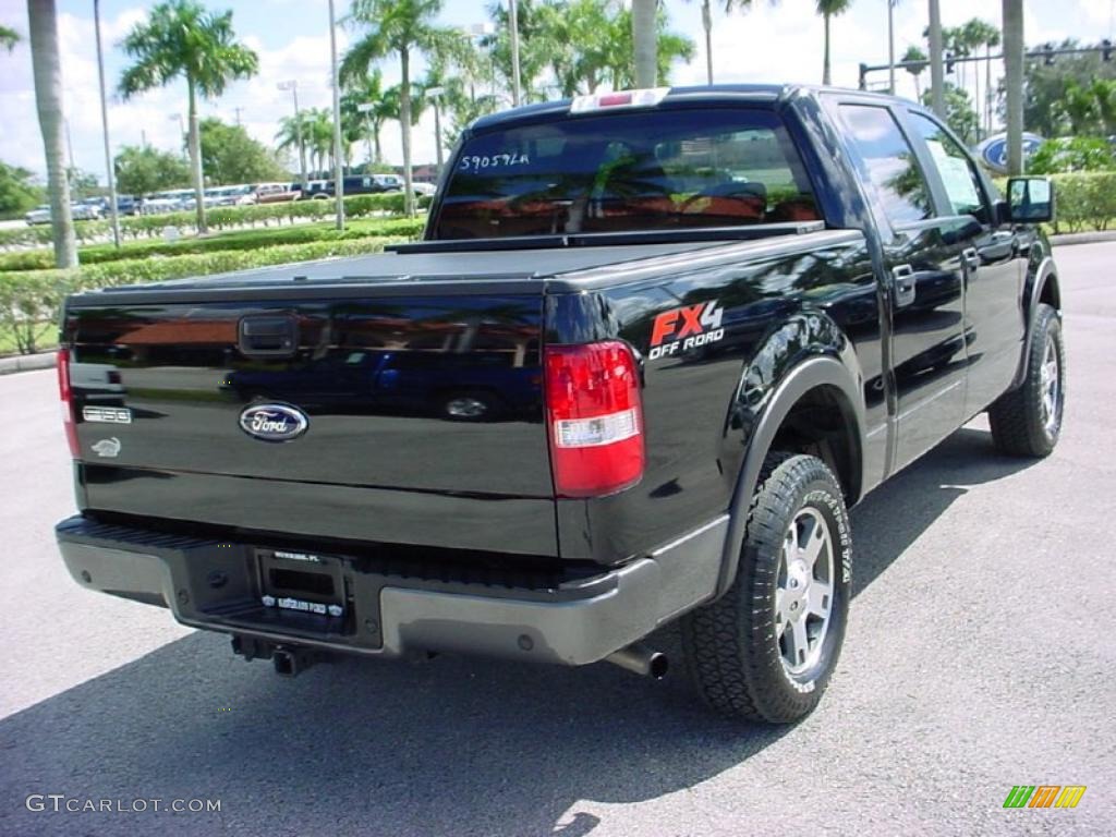 2006 F150 FX4 SuperCrew 4x4 - Black / Tan photo #6