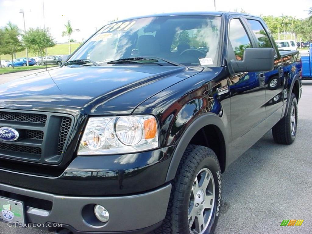 2006 F150 FX4 SuperCrew 4x4 - Black / Tan photo #13