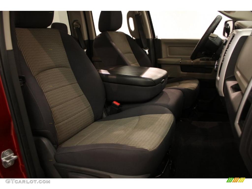 2009 Ram 1500 SLT Quad Cab 4x4 - Inferno Red Crystal Pearl / Dark Slate/Medium Graystone photo #15