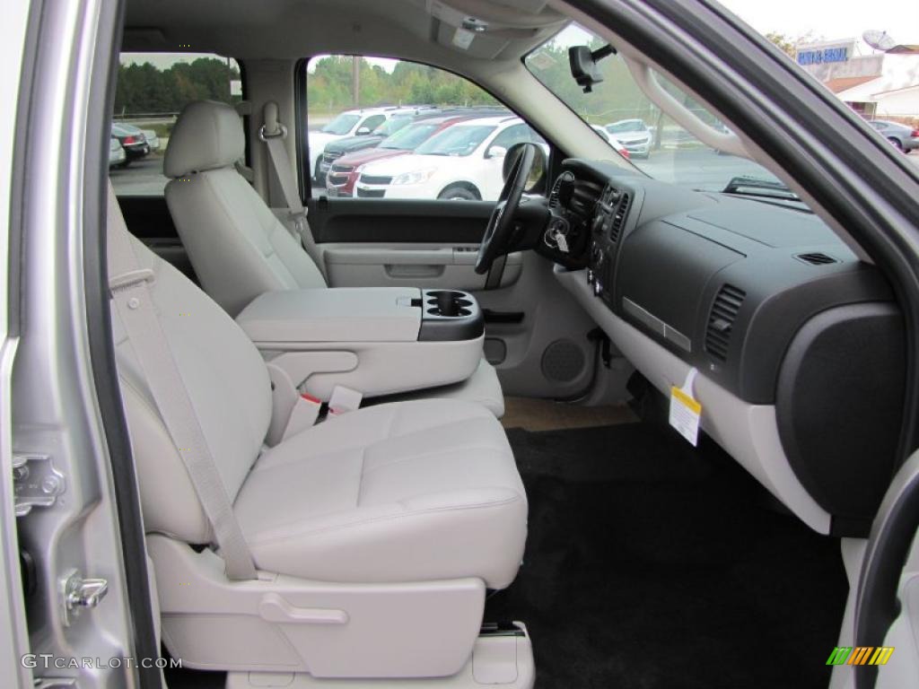 Light Titanium/Ebony Interior 2011 Chevrolet Silverado 1500 LT Crew Cab Photo #38907046