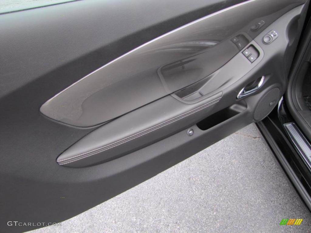 2011 Chevrolet Camaro SS Coupe Black Door Panel Photo #38907334