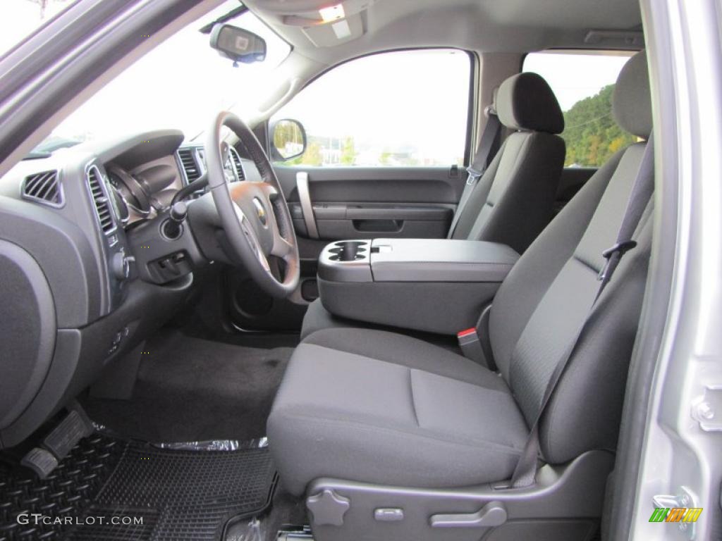 Ebony Interior 2011 Chevrolet Silverado 2500HD LT Crew Cab 4x4 Photo #38907678